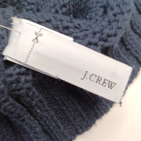 J.CREW Men's Cotton Knit Crewneck Sweater in Black. Size: Small - Picture 15 of 15